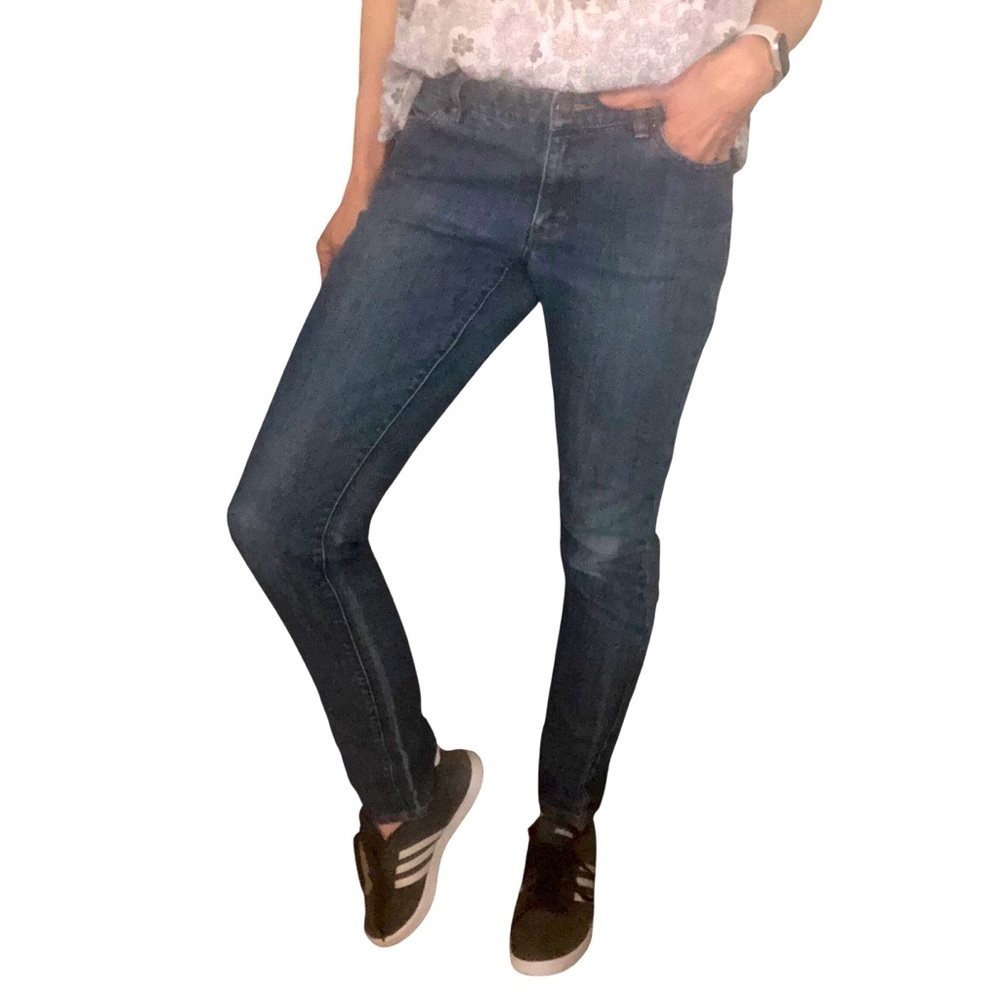 Loft Skinny Ankle Modern Jeans Sz 6 Medium Wash Blue Classic Stretch Capsule